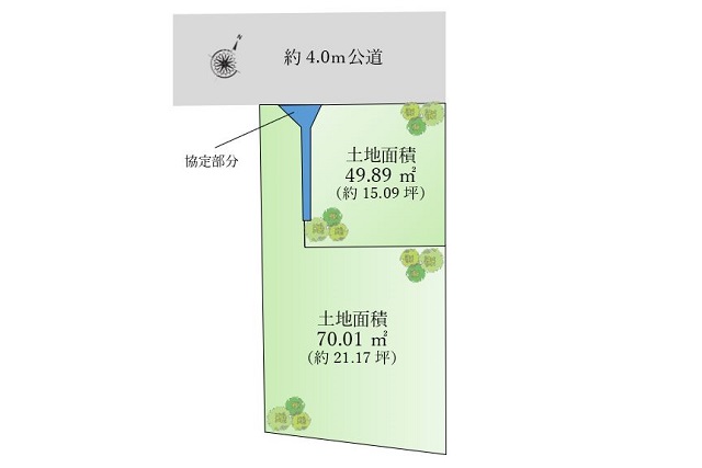 下目黒5‗区画図 2区画