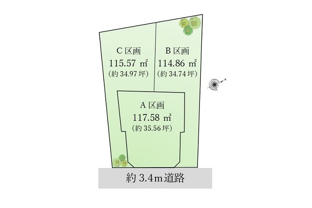 若林4‗区画図