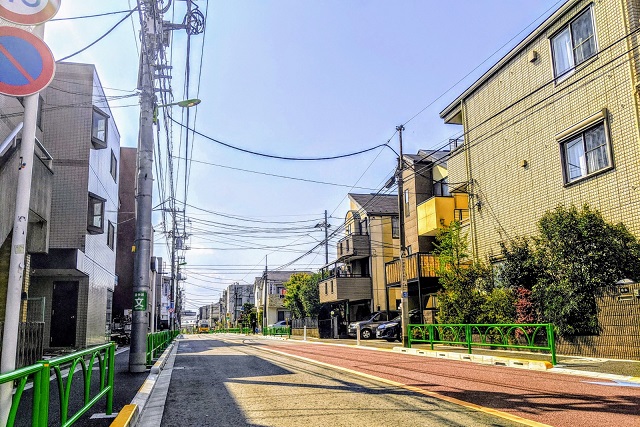 前面道路