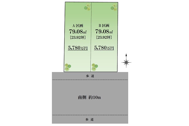 区画図 2区画