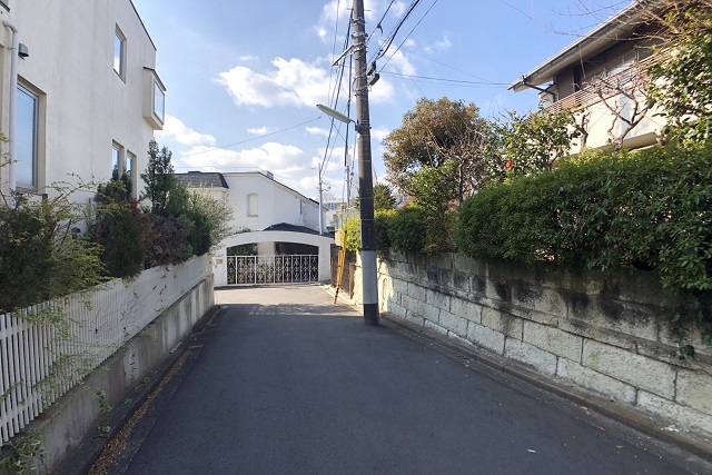 前面道路